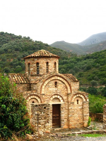 dreamstime_1509416_Small Byzantine church of the Panagia (Holy Mother)